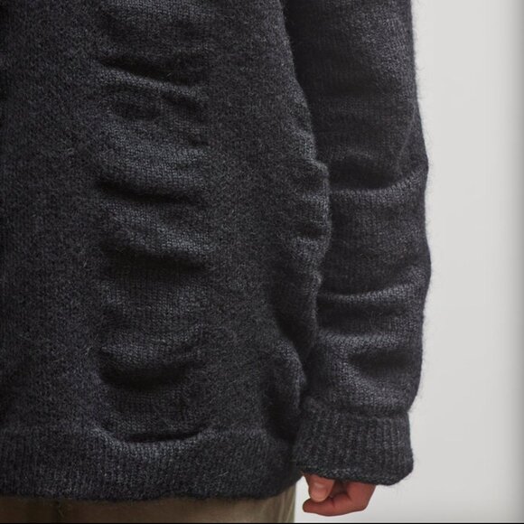 Black Crane Waterfall Sweater, Black, Medium - Picture 6 of 12